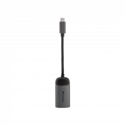 Verbatim 49146 laptop dock & poortreplicator USB 3.2 Gen 1 (3.1 Gen 1) Type-C Zwart, Zilver