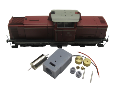 micromotor HR008C HO motor ombouwset voor Roco V 100, BR 211/212/213, BR 203/204, u.a.