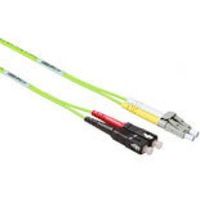 ACT 3 meter LSZH Multimode 50/125 OM5 glasvezel patchkabel duplex met LC en SC connectoren