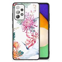 Samsung Galaxy A52 | A52s (5G/4G) Dierenprint Telefoonhoesje Bird Flowers