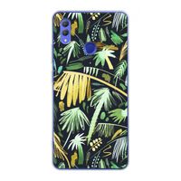 Tropical Palms Dark: Honor Note 10 Transparant Hoesje