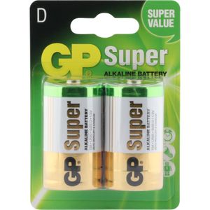 GP Batteries Super Alkaline 5501 huishoudelijke batterij Wegwerpbatterij D