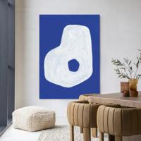 Urban Cotton Wandkleed 'Spook' 110 x 145cm in Frame - black