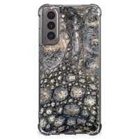 Samsung Galaxy S21 Case Anti-shock Krokodillenprint - thumbnail