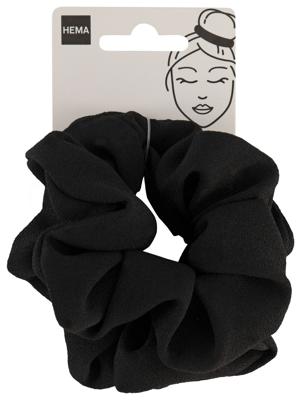HEMA Scrunchies Stof Zwart - 2 Stuks