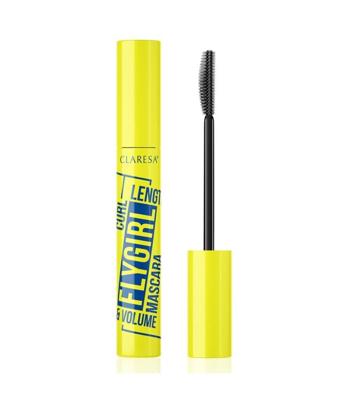 Claresa flygirl curl, lenght & volume mascara zwart 10ml