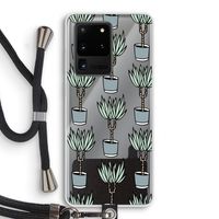 Boompje: Samsung Galaxy S20 Ultra Transparant Hoesje met koord