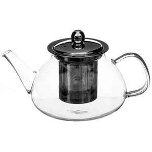 Secret de Gourmet - Theepot - glas/rvs - met filter - 800 ml