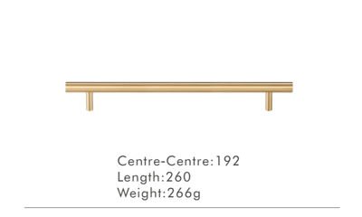 Nurlin T-Bar Messing Kastgreep