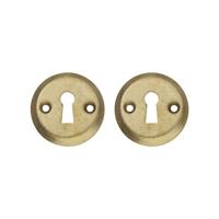 Intersteel Sleutelrozetten schroefgat messing getrommeld