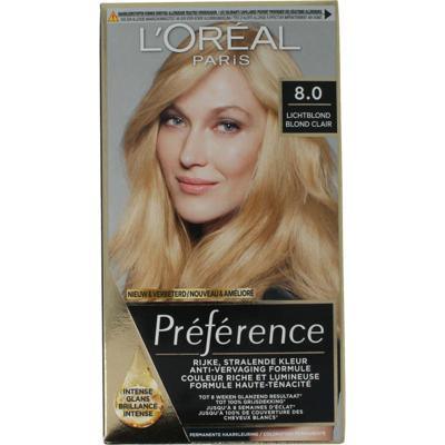 Preference 8 californie lichtblond