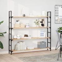 Wandschap zwevend 160x20x2 cm onbehandeld massief acaciahout Wandschap zwevend 160x20x2 cm onbehandeld massief acaciahout