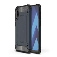 Magic Armor TPU + PC combinatie Case voor Galaxy A50 (marineblauw)