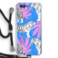 Tijger: Honor 10 Transparant Hoesje met koord