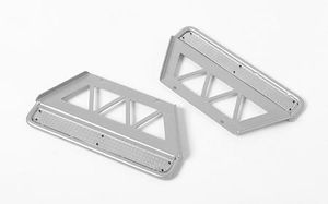 RC4WD Trifecta Side Sliders for Land Cruiser LC70 Body (Silver) (VVV-C0418)