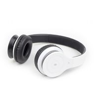 Gembird BHP-BER-W hoofdtelefoon/headset Draadloos Hoofdband Oproepen/muziek Bluetooth Wit - thumbnail