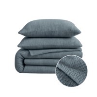 Sale: -40% | Wasbaar Lazy Dekbed Zonder Overtrek - Zonder Overtrek - Katoen Mousseline - Groen - Dekbed-Discounter.nl