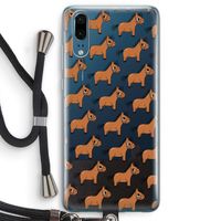 Pony: Huawei P20 Transparant Hoesje met koord
