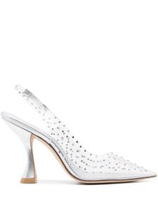 Stuart Weitzman escarpins Glam XCurve 100 mm à bride arrière - Blanc