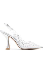 Stuart Weitzman escarpins Glam XCurve 100 mm à bride arrière - Blanc - thumbnail