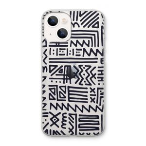 Marrakech print: iPhone 13 mini Transparant Hoesje