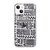 Marrakech print: iPhone 13 mini Transparant Hoesje