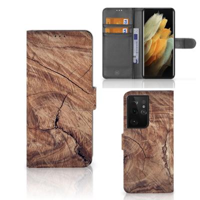 Samsung Galaxy S21 Ultra | Book Style Case | Tree Trunk