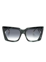 Dita Eyewear lunettes de soleil Kamin à monture rectangulaire - Noir