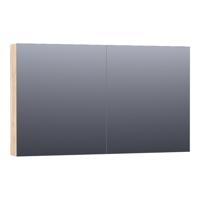 BRAUER Impress spiegelkast - 120x70x15cm - zonder verlichting - 2 dubbelzijdige spiegeldeuren - Forest Wheat SK-IM120FW