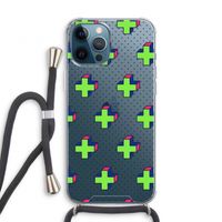 8-bit N°10: iPhone 12 Pro Transparant Hoesje met koord