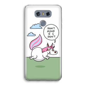 Unicorn: LG G6 Transparant Hoesje