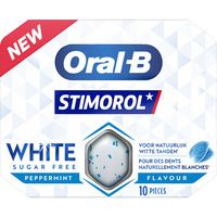 Stimorol Stimorol - Oral-B White Peppermint 12 Stuks - thumbnail