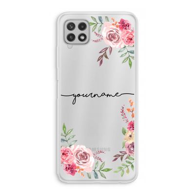 Rozen: Samsung Galaxy A22 4G Transparant Hoesje