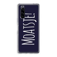 Moatsje!: Sony Xperia 5 Transparant Hoesje