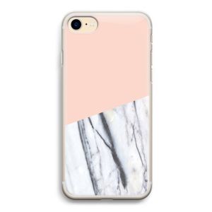 A touch of peach: iPhone 7 Transparant Hoesje