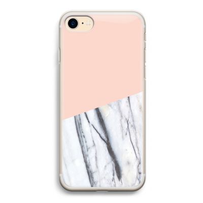 A touch of peach: iPhone 7 Transparant Hoesje
