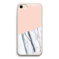 A touch of peach: iPhone 7 Transparant Hoesje
