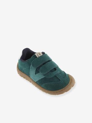 Bosco Barefoot baskets met klittenband VICTORIA groen