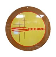 Seeburg Logo Emaille Bord - Ø40cm