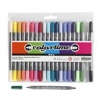 Creativ Company Dubbelzijdige stiften - extra kleuren, 20st.