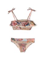 ZIMMERMANN Kids bikini à imprimé cachemire - Marron - thumbnail