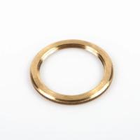 Helder messing ring voor E27 fitting past op metalen e27 fittingen