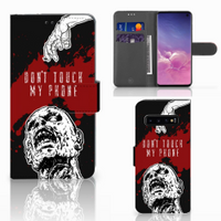 Samsung Galaxy S10 Portemonnee Hoesje Zombie Blood