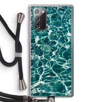 Weerkaatsing water: Samsung Galaxy Note 20 / Note 20 5G Transparant Hoesje met koord