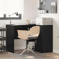Hoekbureau 2 pcs Zwart eiken 102 x 50 x 75 cm Bewerkt hout