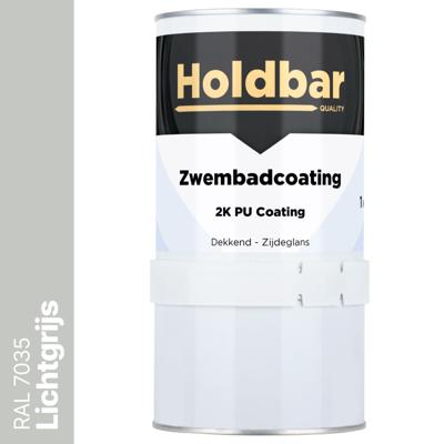 Holdbar Zwembadcoating Lichtgrijs (RAL 7035) 1 kg