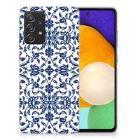 Samsung Galaxy A52 (5G/4G) TPU Case Flower Blue - thumbnail