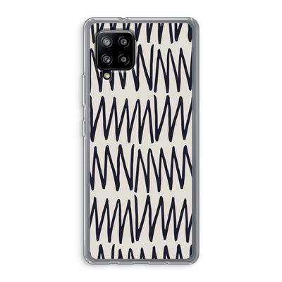 Marrakech Zigzag: Samsung Galaxy A42 5G Transparant Hoesje