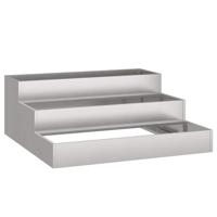 VidaXL Tuin bloempot roestig 90 x 90 x 35 cm cortenstaal