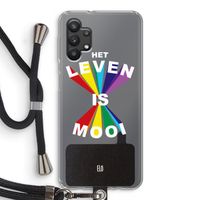 Het Leven Is Mooi: Samsung Galaxy A32 5G Transparant Hoesje met koord